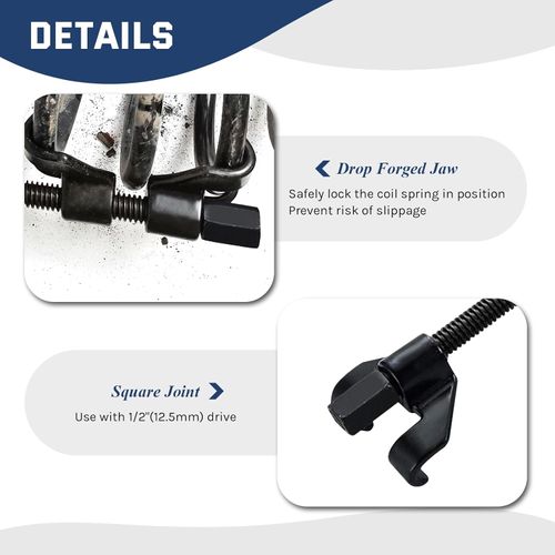 Automotive Suspension Struts Coil Spring Compressor Clamp Tools Set Shock Drop