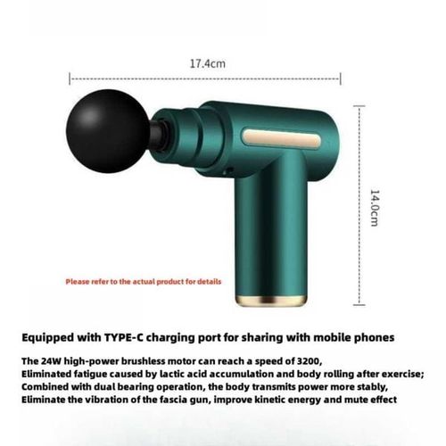 Professional Fascia Gun Fitness Coach Recommended Massage Gun Small Multifunctional Massage Gun Muscle Relaxation Electric Massager Multi functional Fitness Slimming and Back Massage Mini Massage Gun