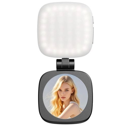 for Small Rig Light for IPhone, Phone Light with A Mirror,Magnetic Selfie Vide^