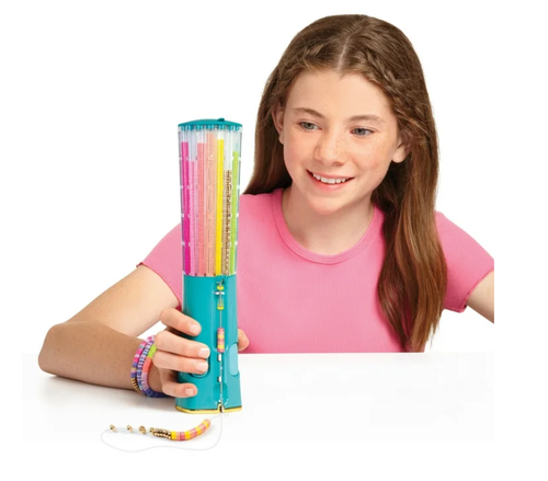 Make It Real: Swift Clicks - Heishi Bracelet Maker - 2047pc, DIY Jewelry Craft Kit, Design & Make 23 Bead Bracelets, Rotate-Click-Wear, Girls Kids 8+
