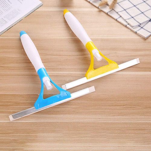 Window Cleaning Squeegee Tool, Multipurpose Spray Window Glass Wiper Brush Scraper Squeegee Home Cleaning Tool Random Color