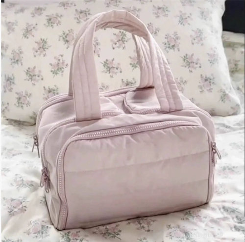 aji Travel Toiletry Bag for Women, Lightweight Large Wide-open Makeup Bag with Luggage Trolley Strap, Water-resistant Multiple Pockets for Accessories,Essentials, Toiletries