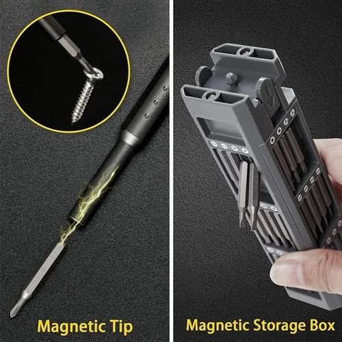 Screwdriver Set Precision Magnetic Screw Driver Bits 43 in 1 Mini Repair Tool for Home Appliances Phone Watches 240219