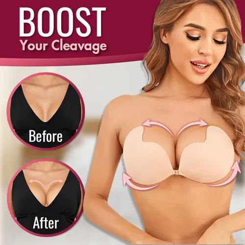 Bra Strapless Bras for Larger Bust Lifting Bra Cups Backless Bra Stickers Strapless Backless Bras Women Self Adhesive Bras Silicone Push Up Backless Bra Strapless Self Adhesive Bra G Skin Tone
