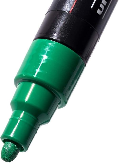Green Posca Water Based, Non Toxic Paint Pen Marker for Marking Queen Bees Safely with a Green Dot
