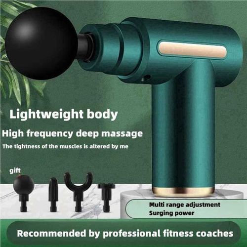 Professional Fascia Gun Fitness Coach Recommended Massage Gun Small Multifunctional Massage Gun Muscle Relaxation Electric Massager Multi functional Fitness Slimming and Back Massage Mini Massage Gun