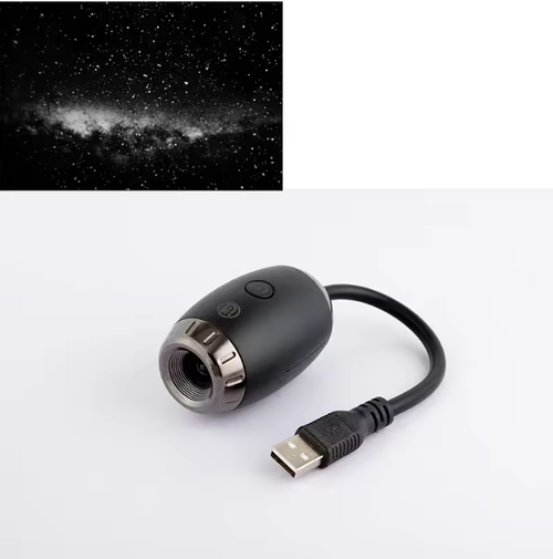 USB Ambient Light for Car Galaxy Saturn Black Hole Camping Bedroom Multiple Scenarios Focus Adjustable Universal USB Interface