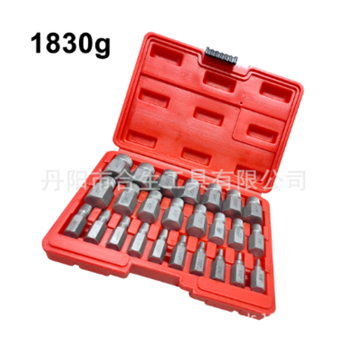Snap-on 25-Piece Hexagonal Head Multi Spline Screw Extractor Set REX25B