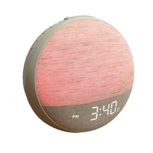Sunrise Alarm Clock for Heavy Sleepers: White Noise Machine with 30 Sleep Relax Sounds 32 Volume - Painless Gradual Wake Up Light 20 Brightness with Bluetooth Memory Function for Bedroom - Gray