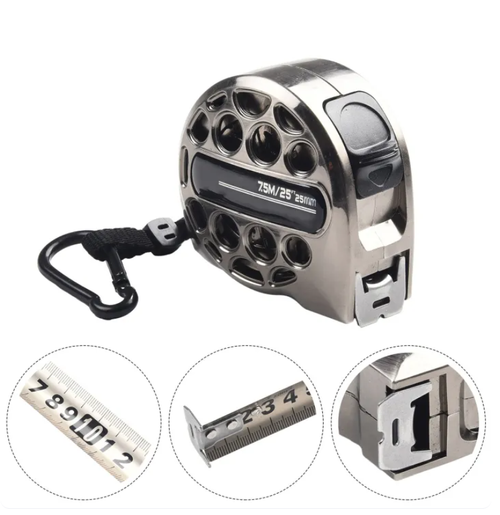 Heavy Duty Metric Ruler Impact Tape Measure Wear-Resistant For Daily Use