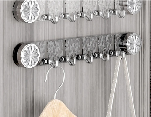 Multipurpose Stylish Wall-Mounted Hooks Organizer