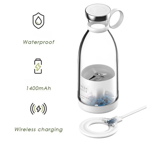 USB Rechargeable Mini Juicer Blender - Personal Size for Juices, Shakes and Smoothies for Relatives and Friends