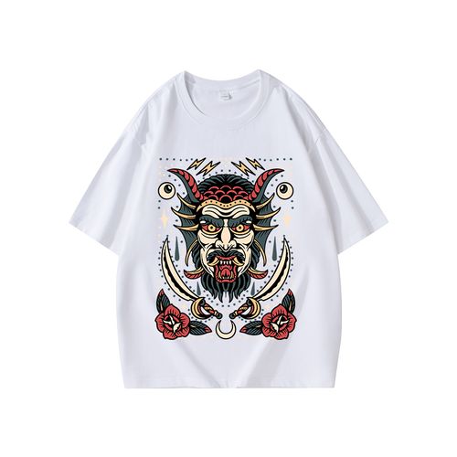 This eye-catching graphic T-shirt draws inspiration from street-style aesthetics. Featuring a graphic print on the front and a logo on the back, it skillfully blends bold typography with a retro athletic vibe. Crafted from premium fabric, it offers a soft feel and ensures comfortable everyday wear.