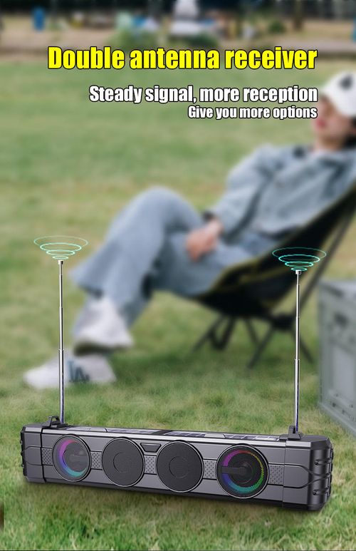 Multi-functional solar-powered speaker