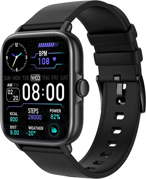 Smartwatch with phone function for women 1.69'' Fitness tracker for men, games, heart rate, oxygen saturation, sleep monitoring, 100+ sports modes, 100 dials, smartwatch for Android IOS