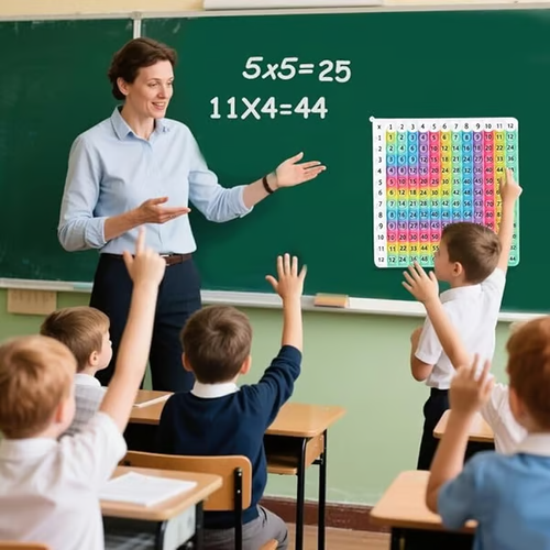 🎯12x12 Multiplication Table Board Game – Portable Math Practice and Learning Toy for Kids