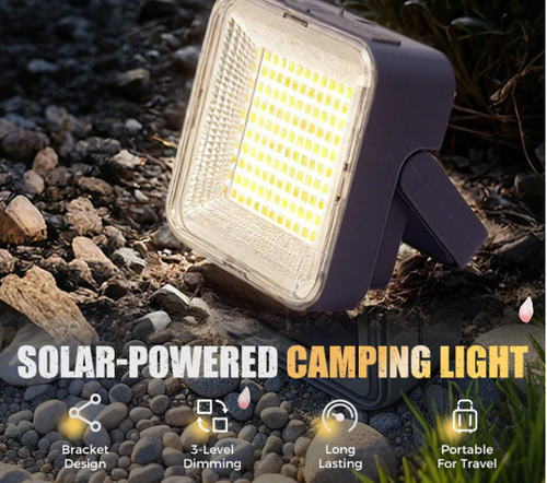 Portable & Waterproof Solar-Powered Camping Light