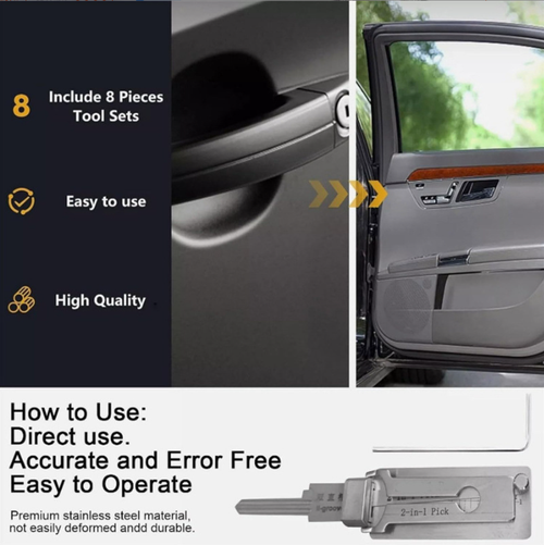 🔥 ⚒️Stainless Steel Master Key Decoder