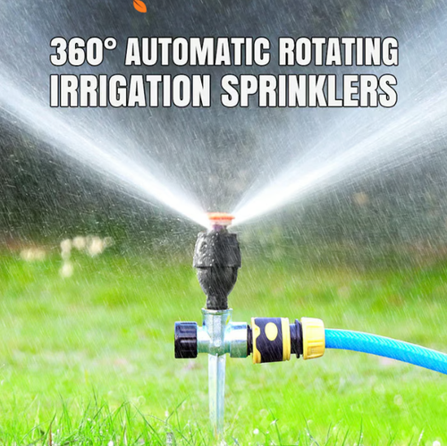 360° Automatic Rotating Irrigation Sprinklers