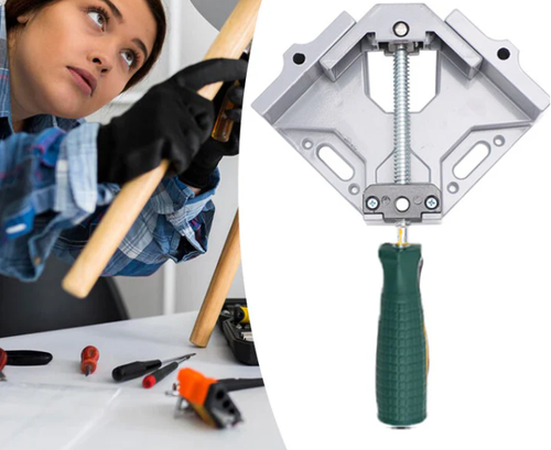 Strong and durable 90° right angle clamp