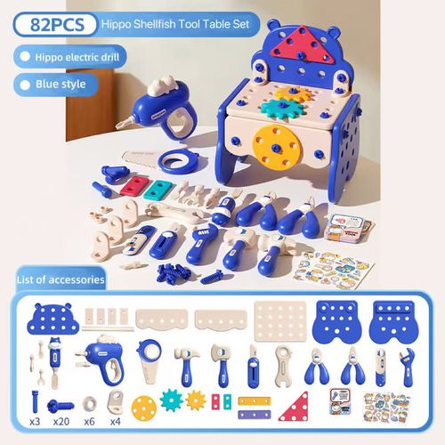 🔥Hippo All-in-one Tool Hub DIY Montessori Tool Box Set
