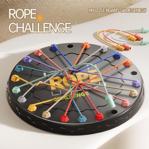 🔥Rope Untangling Table Game, 1 Set Logic Puzzle Board Game