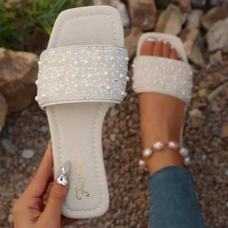 Non-Slip Crystal Sandal