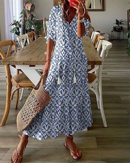 Emily™-Boho dress with belly cover
