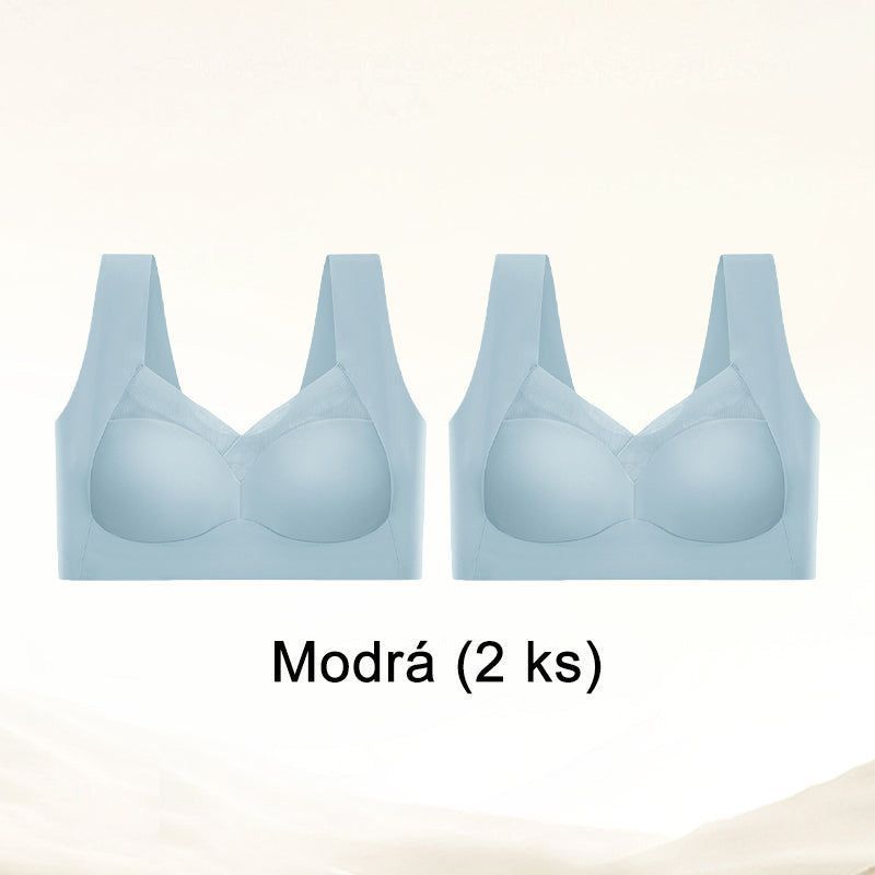 Dámská zimní podprsenka s push-up efektem – teplá, sexy a pohodlná