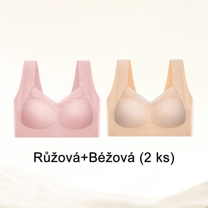 Dámská zimní podprsenka s push-up efektem – teplá, sexy a pohodlná