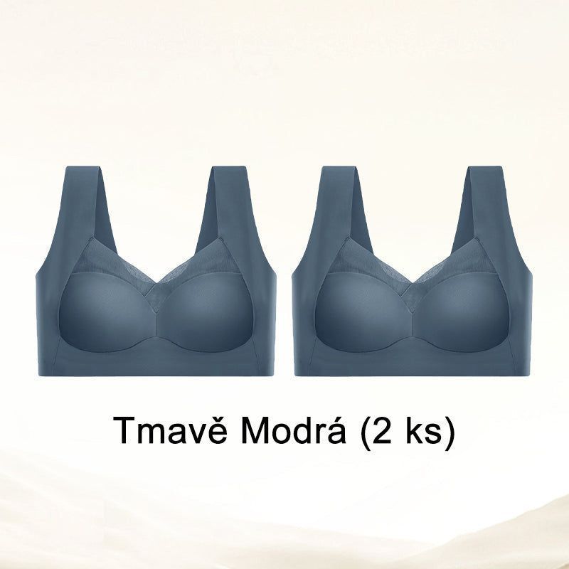 Dámská zimní podprsenka s push-up efektem – teplá, sexy a pohodlná