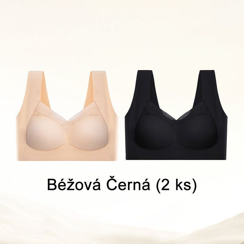 Dámská zimní podprsenka s push-up efektem – teplá, sexy a pohodlná