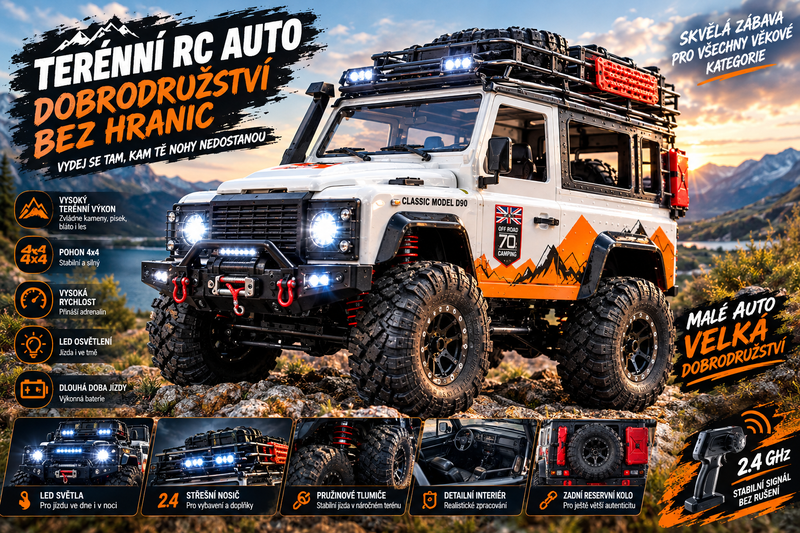 🎁RC Auto pro Děti – Rychlost, Zábava a Vánoční Radost!