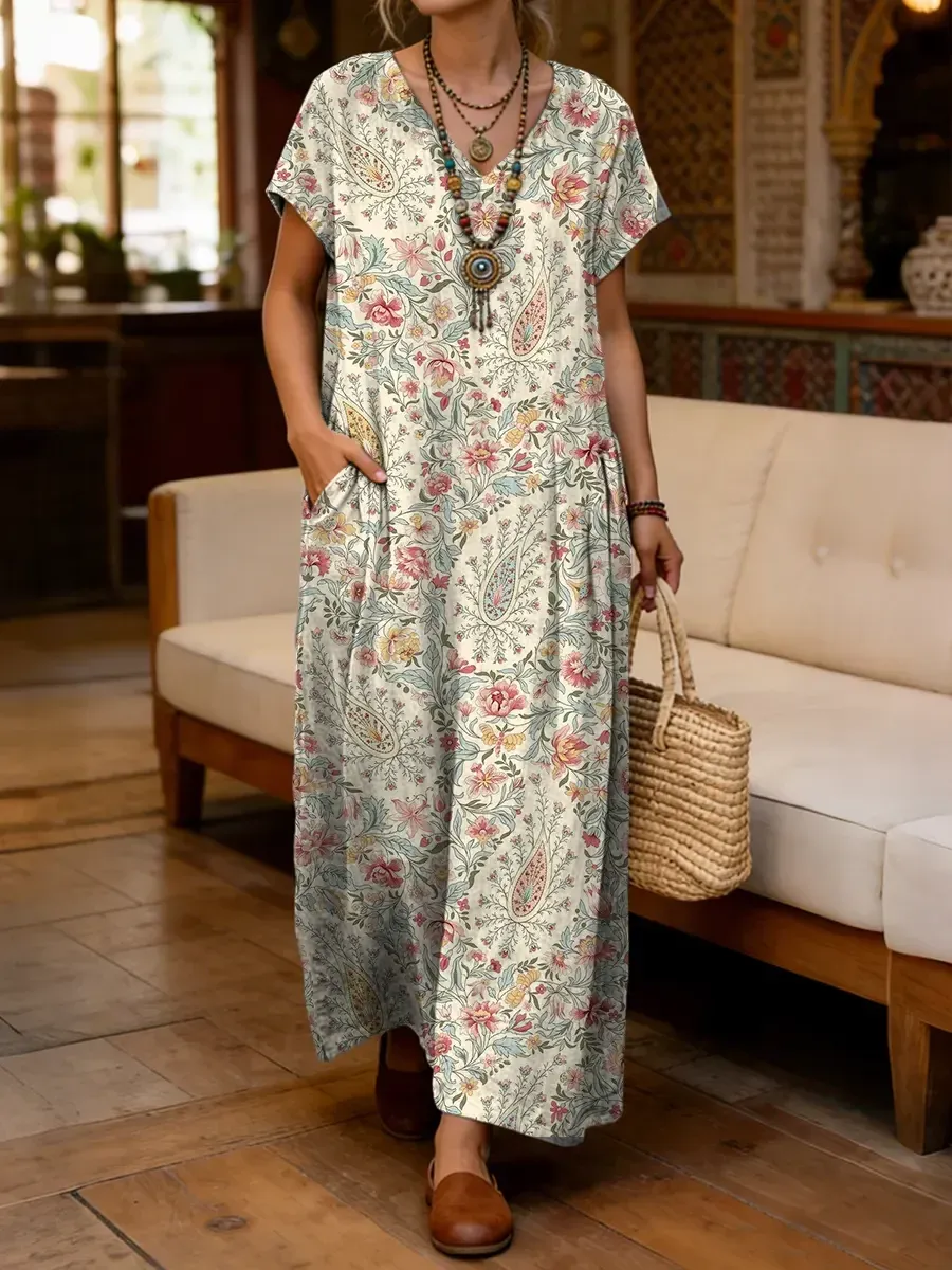 Vintage květinové šaty