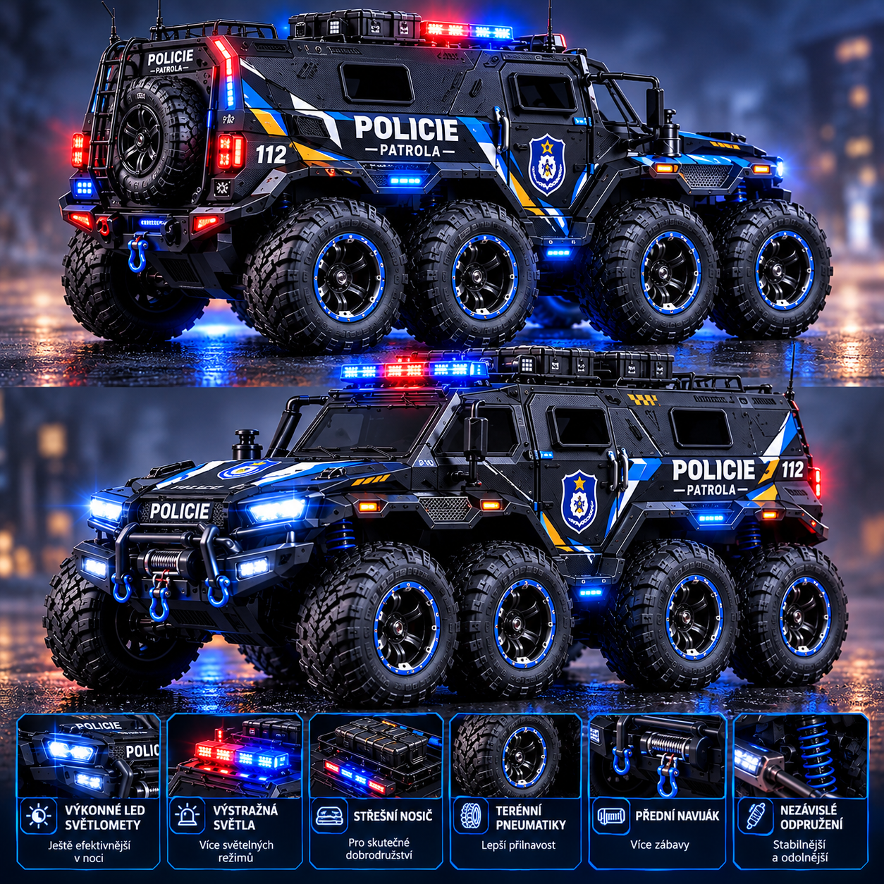 🎁RC Auto pro Děti – Rychlost, Zábava a Vánoční Radost!