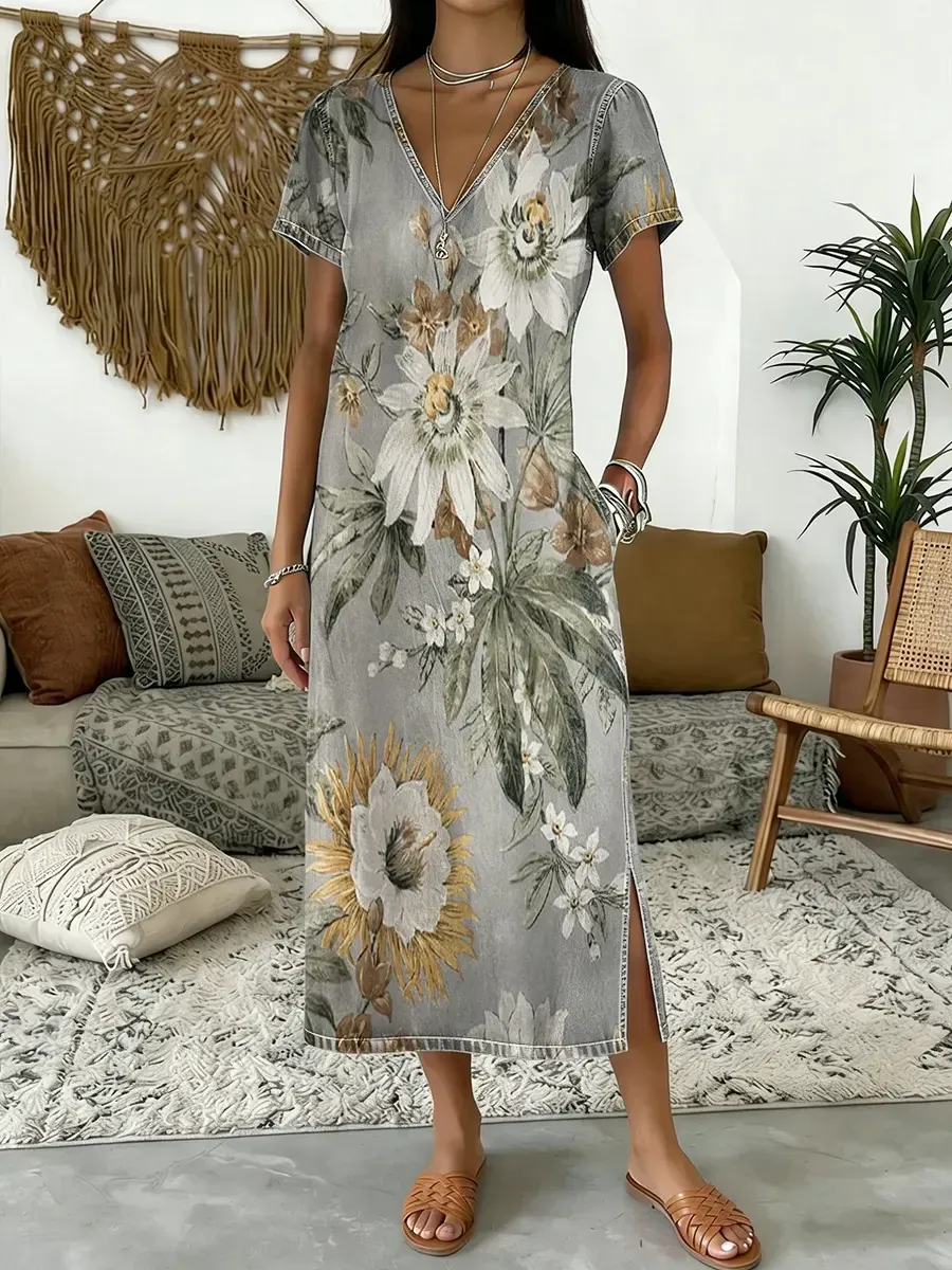 Květinové bavlněné šaty – Nová kolekce 2026 🌸