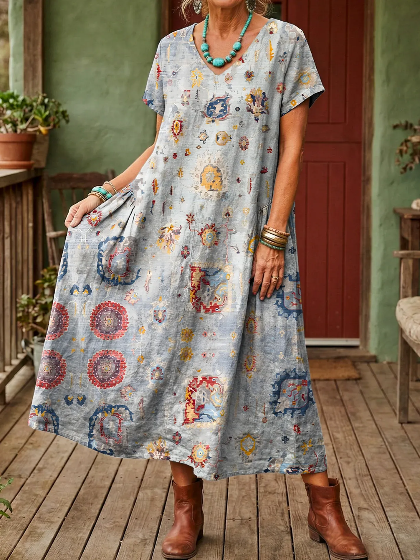 Vintage květinové šaty