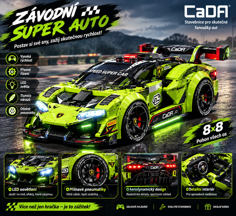 🎁RC Auto pro Děti – Rychlost, Zábava a Vánoční Radost!