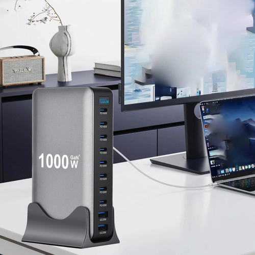 ⚡ 1000W GaN 10-Port Charging Station 140W Single Port Max  The Ultimate  Rescue King
