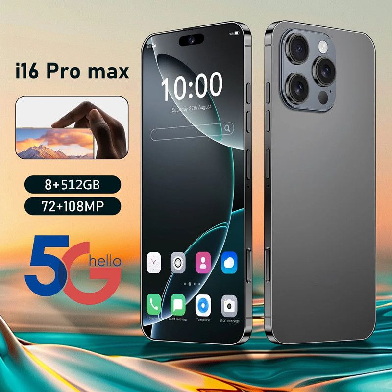 Performance Flagship | The 512GB Android Giant I16 Pro MAX  MTK Octa-Core · 6.8 Large Screen · 6800mAh Battery · 15 Global 4G Bands