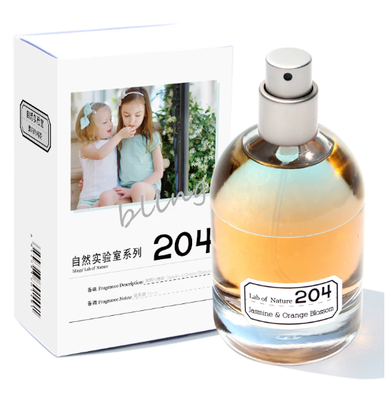 blings自然實驗室 204茉莉與橙花 小眾沙龍女香梔子牡丹花香水