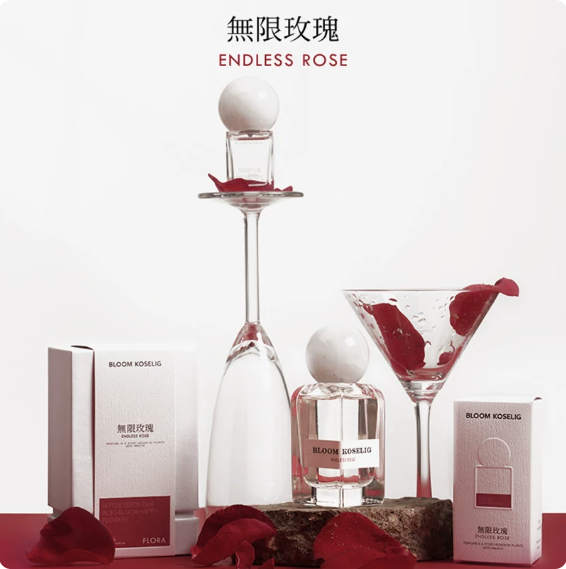 和蒔BLOOMKOSELIG無限玫瑰香水花香調持久留香女高級小眾淡香禮物