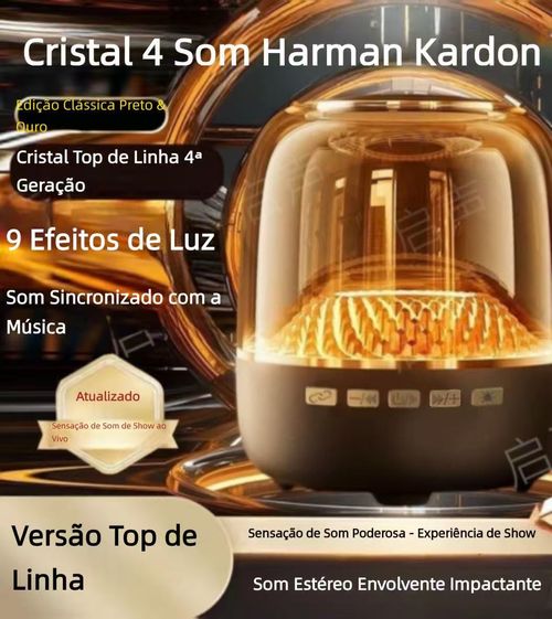 🔊 Alto-falante Bluetooth Portátil com Graves Potentes