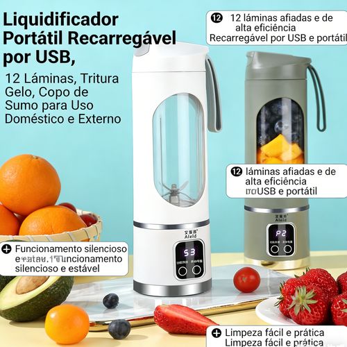 Novo liquidificador doméstico com função triturar gelo