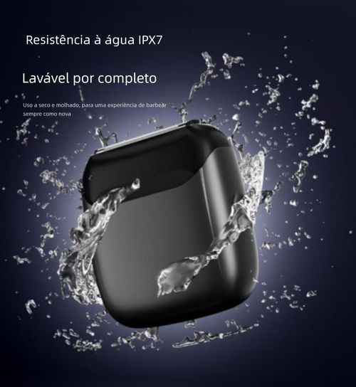 Barbeiro Elétrico Compacto Alternativo ✨Lavável e Ideal para Uso no Carro