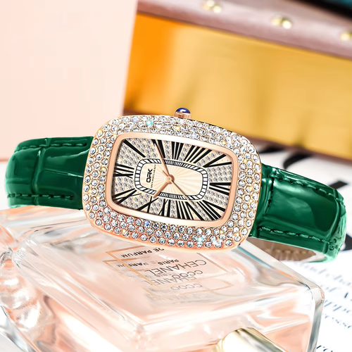 New design luxury fashion creative diamond ladies watch waterproof diamond encrusted elegant quartz shiny women's watch high quality