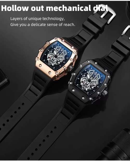 Cool and stylish men's watch, Richard's signature model, waterproof and wear-resistant, embodying high-end status.