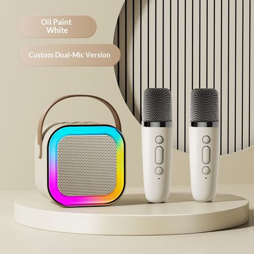 K12 Bluetooth Karaoke Speaker, Wireless Speaker, Microphone, Subwoofer – The Perfect Singing Tool for Children