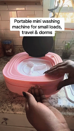 Your Little Laundry Butler mini washing machine 🧦👙👚🛒Upgraded to add upper and lower drains and blue light sterilisation