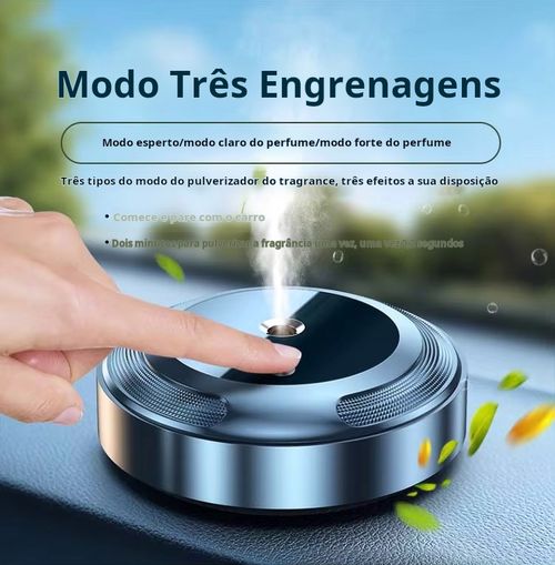 Purificador de ar para automóvel Dispositivo inteligente de aromaterapia para automóvel